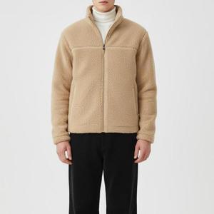 [프랭키뉴욕]양털자켓 남자 뽀글이 집업 남성 겨울 자켓 베이지 아이보리 블랙_RTJK18