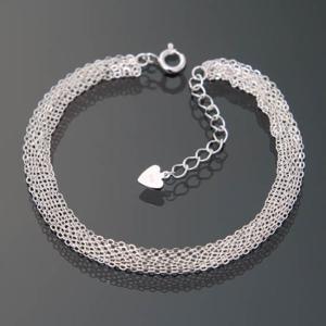 세븐라인 92.5 실버 7줄 체인 은 팔찌  SH141