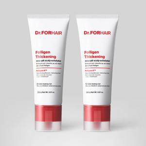 [닥터포헤어] 두피 비듬각질 스케일링 폴리젠 씨크닝 씨솔트 스케일러 250gx2