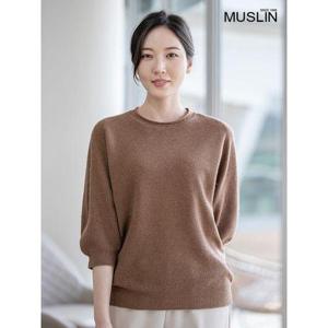 [모슬린]엄마옷 레이스 니트7부 티셔츠 MQG114394 마담/미시옷/중년여성의류/빅사이즈/50대/60대여성옷