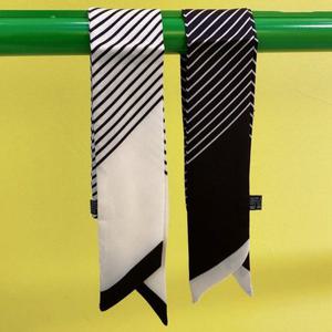 [애슬릿] 여성 스트라이프 미니 쁘띠 방도 스카프