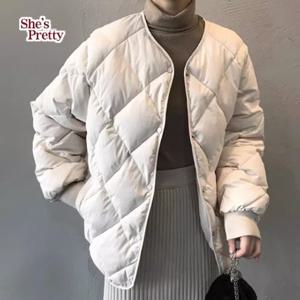 [쉬즈프리티] 아벨라누빔경량패딩_여성경량패딩