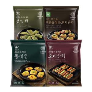 갤러리아_사옹원 차례상 4종 세트 / 동태전 깻잎전 계란옷고기완자 오미