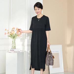 [로즈맘][엄마옷 로즈맘] 소프트주름인견원피스