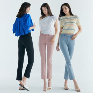 [바이유] 여성 인견 블렌디드 쿨팬츠 3종세트_RW9W