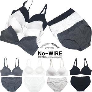 [제이투와이]면스판 무지 주니어브라 주니어속옷 8종세트