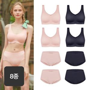 [♥총8종]앤왁스 꿈의브라 시그니처 에디션 컬러(브라4+팬티4)