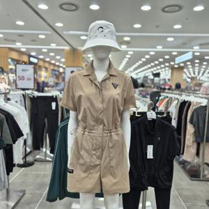 [챌린저]여성 나일론 스판 메쉬 안감 반바지 점프수트 베이지_CHE2WOP5657BE_IC