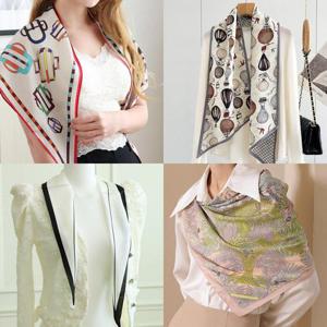 [루즈루나] 여성 삼각 스카프 롱 방도 사계절 간절기 포인트 스카프 5종