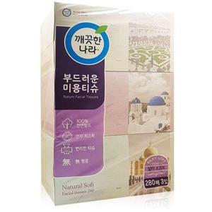 깨끗한나라 각티슈 280매 3입 W952AAF