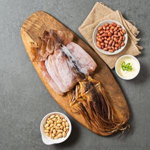 국내산 쫄깃한 마른오징어 대 5미 (300g내외)