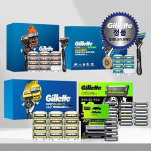 질레트 면도날+면도기 인기라인업/프로쉴드/스킨텍/랩스/프로글라이드 + 경품 찬스