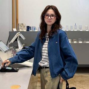 [M]프렌치 데님 블루종