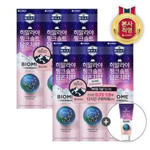 히말라야핑크솔트 바이옴 치약 100g*6개 + 바이옴 치약 90g