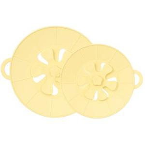 오라플 버블가드 2종세트 실리콘 냄비 후라이팬 뚜껑 덮개 물넘침방지 멀티커버 손잡이