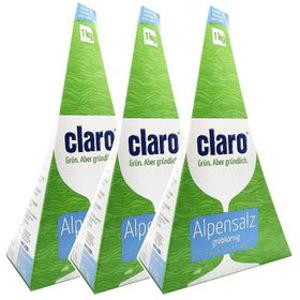 클라로 식기세척기 전용소금 1kg 3개 (총3kg)