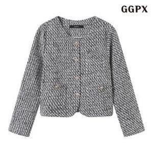 라운드넥 트위드 하객 자켓 (GPCJK019D)