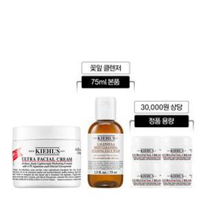 [1] 키엘 수분 장벽 크림 125ml세트 (+28ml본품용량,클렌저 본품)