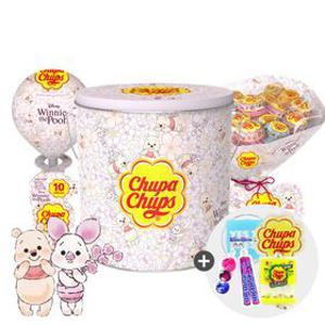 [APP전용] 화이트데이 츄파춥스 곰돌이푸 에디션 100입틴+멘토스or츄파춥스 키링증정 외 츄파춥스모음전