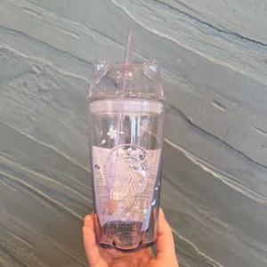 스타벅스 블루밍 캣 글라스 콜드컵 500ml 고양이 텀블러 2026 벚꽃 md