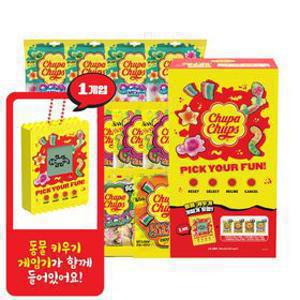 [혜택가 11,910원] 농심 츄파춥스 동물키우기 게임기 기획팩 (사워게코3+사워바이츠3+오션믹스4+사워크롤러5)