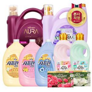 [LG생활건강] 샤프란 아우라 섬유유연제/섬유탈취제 외 best 특가 모음전
