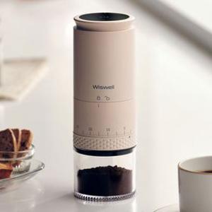 위즈웰 아로마 무선 커피그라인더 원두 커피 분쇄기 휴대용 여행용
