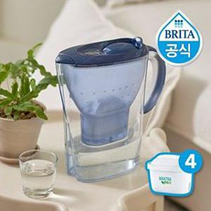 [브리타]브리타 정수기 마렐라 2.4L 블루 + 총필터 4입
