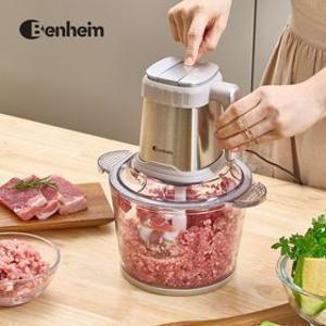 [벤하임] 분쇄기 마늘 다지기 전동 멀티 초퍼 다지기 3L 유리 용기 마늘박피기 BMC-004-003