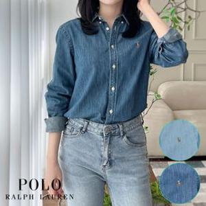 (국내 발송) 폴로 랄프로렌 보이즈 데님 샴브레이 셔츠 (성인 착용 가능)