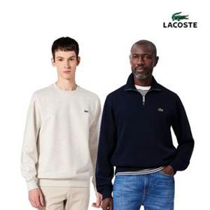 라코스테 공용 라운드넥 맨투맨 반집업니트 긴팔티셔츠 7종택1