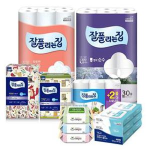 [잘풀리는집] 화장지/미용티슈/키친타올/휴지/생리대 BEST 모음전