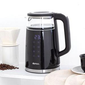 도무스 이중 전기주전자 1.7L 글라스 디지털 보온 분유 티포트 DK-G8717D