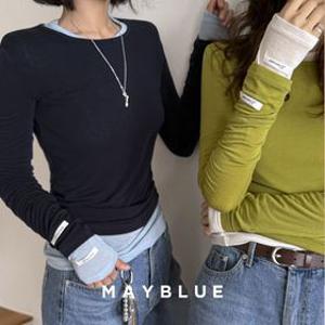 [메이블루]간절기 필수템★티셔츠 모음전 기본티/스트라이프/프린팅