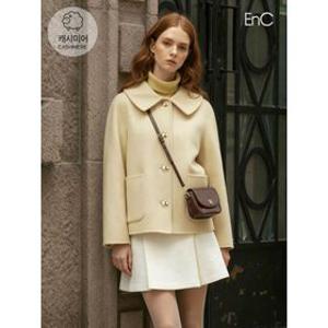 [패션플러스][이엔씨][ENC] 핸드메이드 골드버튼 스티치코트 (ENJH34T51A)