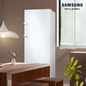삼성 냉동고 1도어 227L 슬림 냉동실 간접냉각 냉동전용 RZ22CG4000WW (소상공인제품)/