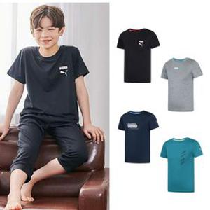 [푸마] 주니어 데일리활용만점 홈웨어 티셔츠 4종세트