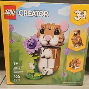 레고 31376 크리에이터 귀여운 햄스터와 꽃