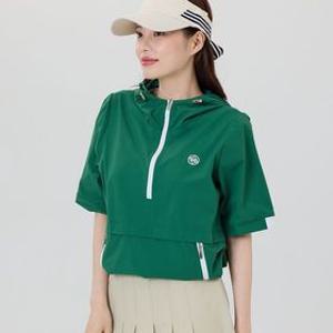 [하프클럽]제이투제이 여성골프웨어 플렉스 스트링 반소매 아노락