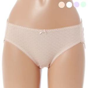 가격인하 가성비좋은 눈꽃 엠보싱 면혼방 데일리 여성팬티 4종택1 (PT7247)