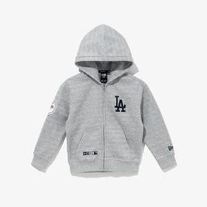 MLB LA 다저스 후드 집업 헤더 그레이 14443512