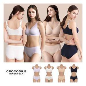 [크로커다일 언더웨어 ] 크로커다일 스트랩 감탄브라 4세트 (여성속옷세트, 브라팬티세트, 크로커다일감탄, 감탄
