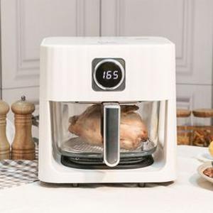 미라스 쇼 글라스 에어프라이어 4.5L MS-200GA (오븐장갑 + 실리콘패드 포함)