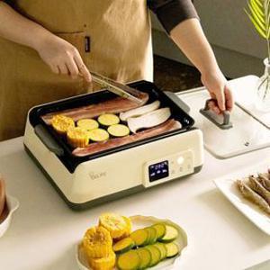 [디라이프] NEW 2in1 에어쉴드 전기그릴&팟 (무연그릴)