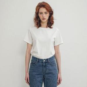 SI-TP5178 레귤러 핏 프레쉬 반팔 티셔츠_Ivory