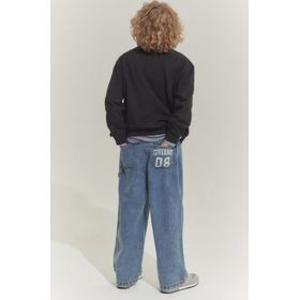 아치그래픽 와이드 데님팬츠 CK2503IP42LB