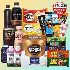 [빙그레] 인기 아이스크림/음료 모음전 비비빅/붕어싸만코/더단백/아카페라