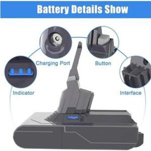 다이슨 V8 배터리 21.6V 6000mAh/8000mAh 앱솔루트