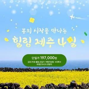 [제주패키지 여행] 봄의 시작을 만나는 힐링 제주 4일