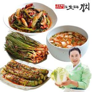 유정임 봄 별미김치4종세트(열무얼갈이2kg+나박김치2kg+파김치1kg+오이소박이1kg)[35749619]
